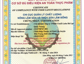 Chứng Nhận ATTP Chứng Nhận ATTP